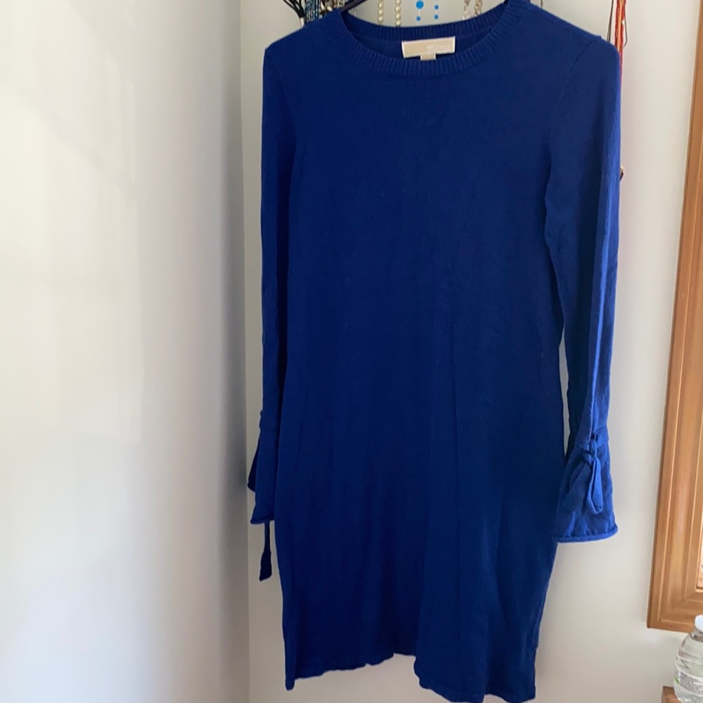 Michael Michael Kors cobalt sweater dress EUC
